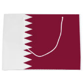 Vlag van Qatar Groot Cadeauzakje (Voorkant)