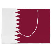 Vlag van Qatar Groot Cadeauzakje (Achterkant)