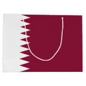 Vlag van Qatar Groot Cadeauzakje (Achterkant)