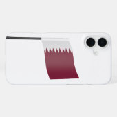 Vlag van Qatar iPhone Hoesje (Achterkant horizontaal)