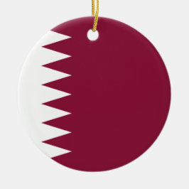 Vlag van Qatar Keramisch Ornament