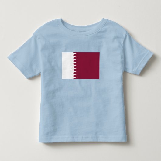 Vlag van Qatar Kinder Shirts (Voorkant)