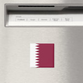 Vlag van Qatar Magneet (Insitu (Vaatwasser))