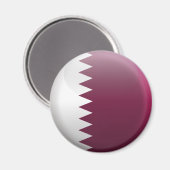 Vlag van Qatar Magneet (Voorkant / Achterkant)