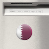 Vlag van Qatar Magneet (Insitu (Vaatwasser))