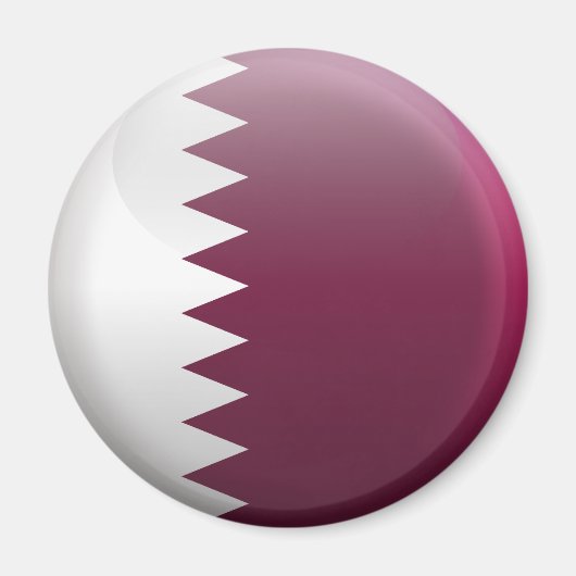 Vlag van Qatar Magneet (Voorkant)
