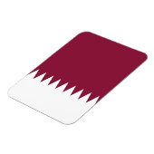 Vlag van Qatar Magneet (Linkerzijde)