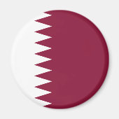 Vlag van Qatar Magneet (Voorkant)