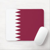 Vlag van Qatar Muismat (Met muis)