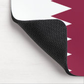 Vlag van Qatar Muismat (Hoek)