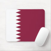 Vlag van Qatar Muismat (Met muis)
