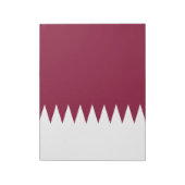 Vlag van Qatar Notitieblok (Linkerzijde)