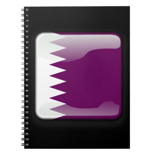 Vlag van Qatar Notitieboek (Voorkant)