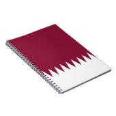 Vlag van Qatar Notitieboek (Rechterzijde)