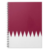 Vlag van Qatar Notitieboek (Voorkant)