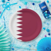 Vlag van Qatar Papieren Bordje (Feest)