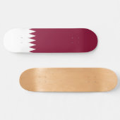 Vlag van Qatar Persoonlijk Skateboard (Horizontaal)
