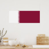 Vlag van Qatar Poster (Keuken)