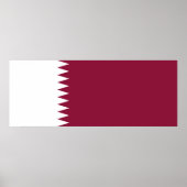 Vlag van Qatar Poster (Voorkant)