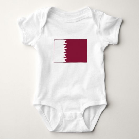 Vlag van Qatar Romper (Voorkant)
