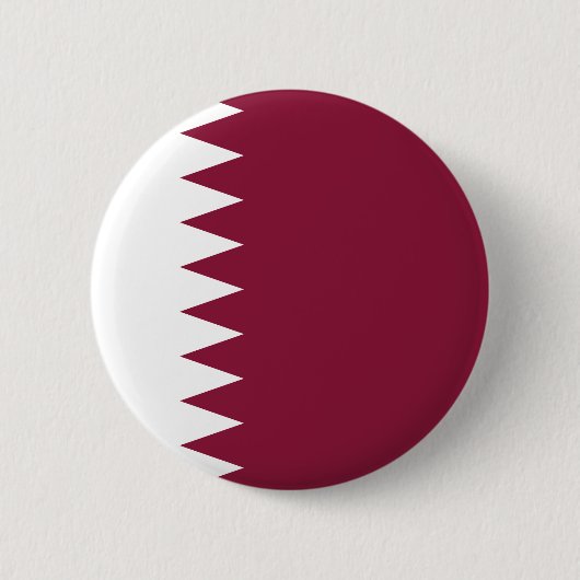 Vlag van Qatar Ronde Button 5,7 Cm (Voorkant)