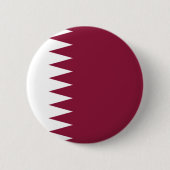 Vlag van Qatar Ronde Button 5,7 Cm (Voorkant)