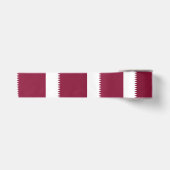 Vlag van Qatar Satijnen Lint (Voorkant)