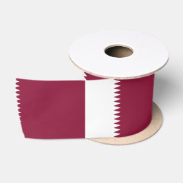 Vlag van Qatar Satijnen Lint