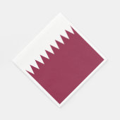 Vlag van Qatar Servet (Hoek)