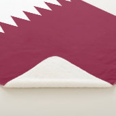 Vlag van Qatar Sherpa Deken (3/4)