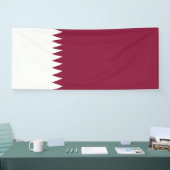 Vlag van Qatar Spandoek (Beurs)