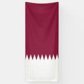 Vlag van Qatar Spandoek (Verticaal)