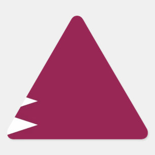 Vlag van Qatar Sticker