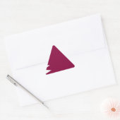 Vlag van Qatar Sticker (Envelop)