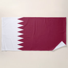 Vlag van Qatar Strandlaken