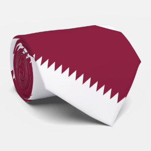 Vlag van Qatar Stropdas