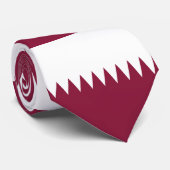 Vlag van Qatar Stropdas (Opgerold)