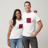 Vlag van Qatar T-shirt (Unisex)