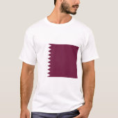 Vlag van Qatar T-shirt (Voorkant)