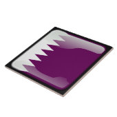 Vlag van Qatar Tegeltje (Zijkant)