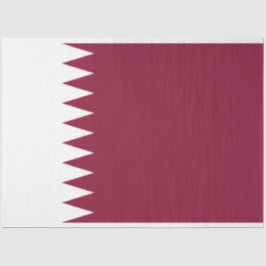 Vlag van Qatar Tissuepapier
