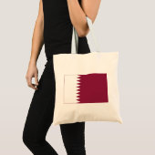 Vlag van Qatar Tote Bag (Voorkant (product))