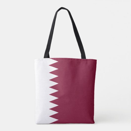 Vlag van Qatar Tote Bag (Achterkant)