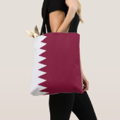 Vlag van Qatar Tote Bag (Dichtbij)