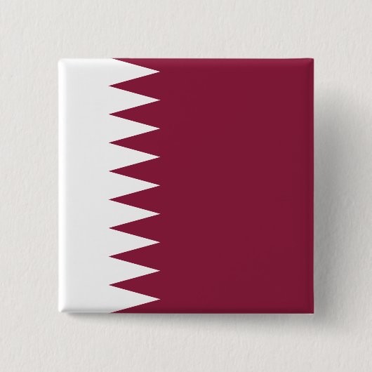 Vlag van Qatar Vierkante Button 5,1 Cm (Voorkant)