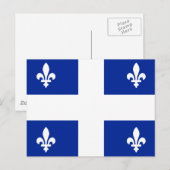 Vlag van Quebec Briefkaart (Voorkant / Achterkant)