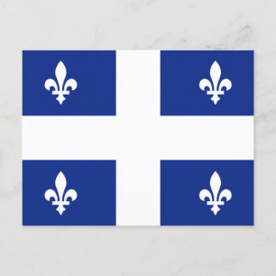 Vlag van Quebec Briefkaart