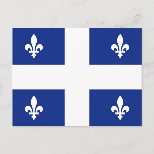 Vlag van Quebec Briefkaart (Voorkant)