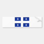 Vlag van Quebec Bumpersticker (Voorkant)