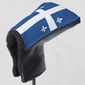 Vlag van Québec, Canada Golfheadcover (3/4 voorkant)